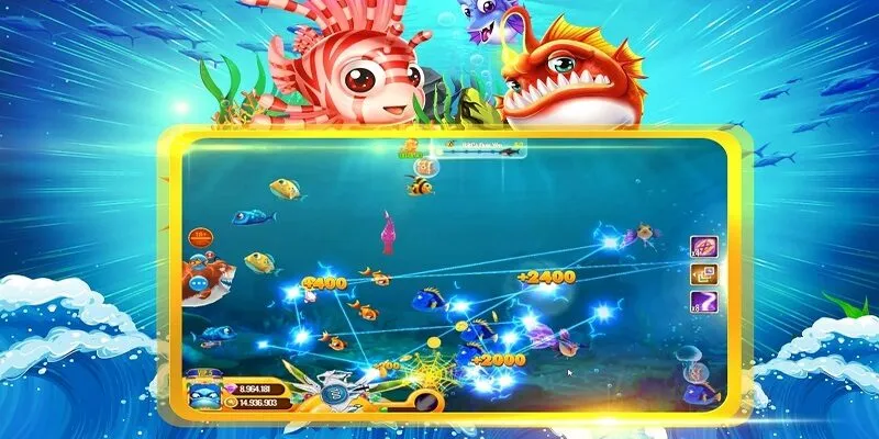 Giao diện app bắn cá kiếm tiền với boss khủng và phần thưởng hấp dẫn